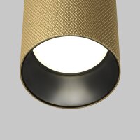 Deckenstrahler Aluminium Gold Ø5,4 cm GU10 Aufbau