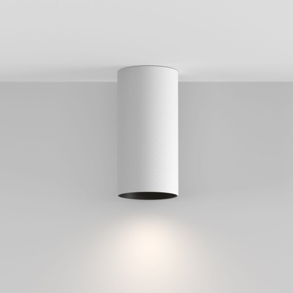 Deckenstrahler Aluminium Weiß Ø5,4 cm GU10 Aufbau