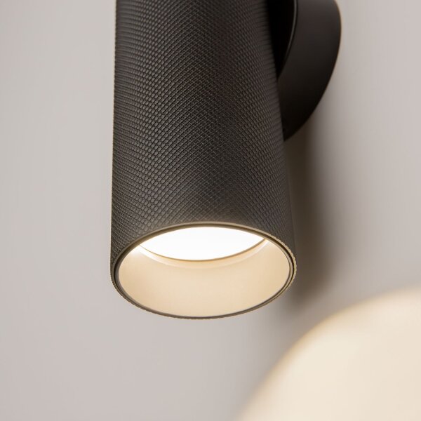 Wandstrahler Up Down Schwarz H:20 cm GU10 2-flammig