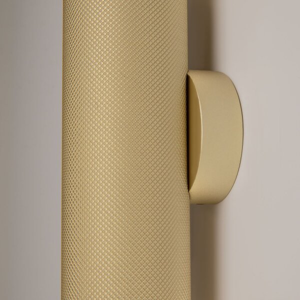 Wandstrahler Up Down Gold H:20 cm GU10 2-flammig