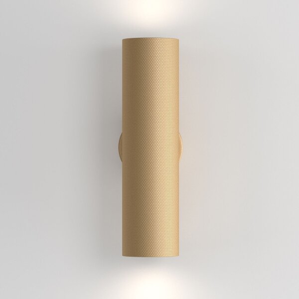 Wandstrahler Up Down Gold H:20 cm GU10 2-flammig