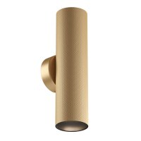 Wandstrahler Up Down Gold H:20 cm GU10 2-flammig