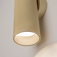 Wandstrahler Up Down Gold H:20 cm GU10 2-flammig