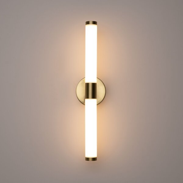 Blendarme LED Wandlampe Aluminium Gold H:35,6 cm 3000 K