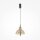 LED Pendelleuchte Up Down Glas Cognac Ø25 cm 3000 K
