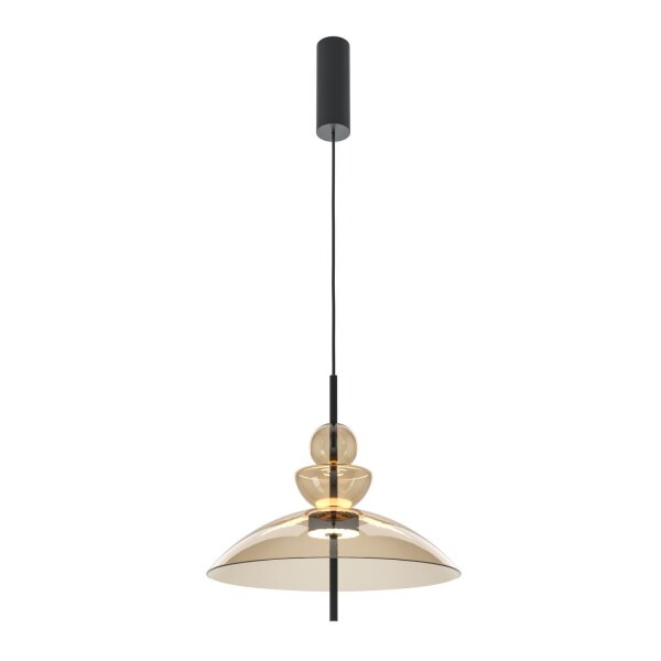 LED Pendelleuchte Cognac Schwarz Ø40 cm 3000 K Up Down