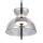 Runde LED Pendelleuchte Rauchglas Ø25 cm 12 W Up Down