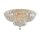 Deckenlampe Glas Metall Gold Ø60,5 cm E14 16-flammig