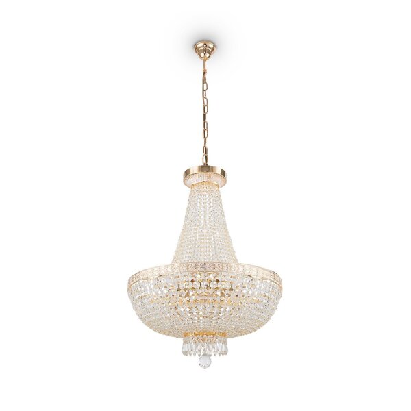 Kronleuchter Klassisch in Gold Ø50 cm E14 8-flammig