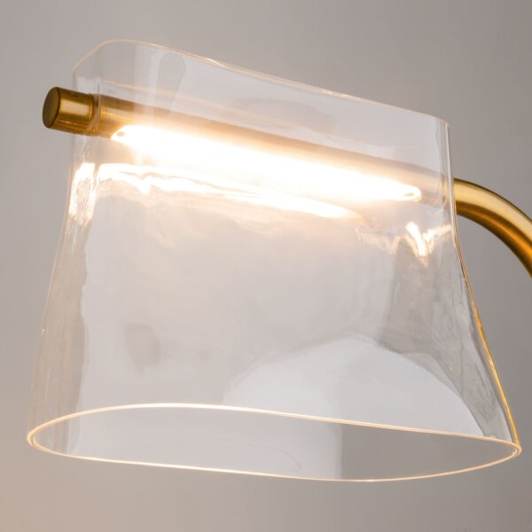 LED Tischleuchte Glas Metall 48,5 cm 8 W 850 lm 3000 K