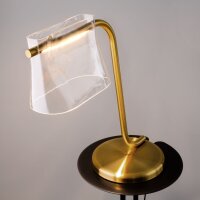 LED Tischleuchte Glas Metall 48,5 cm 8 W 850 lm 3000 K