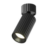 Deckenspot flexibel Aluminium Schwarz L:10 cm GU10