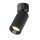 Deckenspot flexibel Aluminium Schwarz L:10 cm GU10