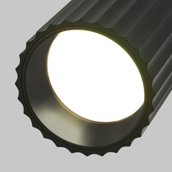 Einbauleuchte verstellbar Aluminium Schwarz L:6 cm GU10