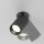 Einbauleuchte verstellbar Aluminium Schwarz L:6 cm GU10