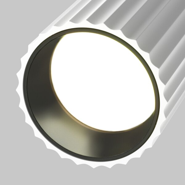 Einbauleuchte verstellbar Aluminium Weiß B:6 cm GU10