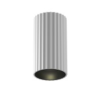 Deckenstrahler Aluminium Wei&szlig; &Oslash;5,6 cm rund GU10 Rillen