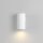 Moderne Wandlampe Aluminium Weiß T:7 cm GU10 Downlight
