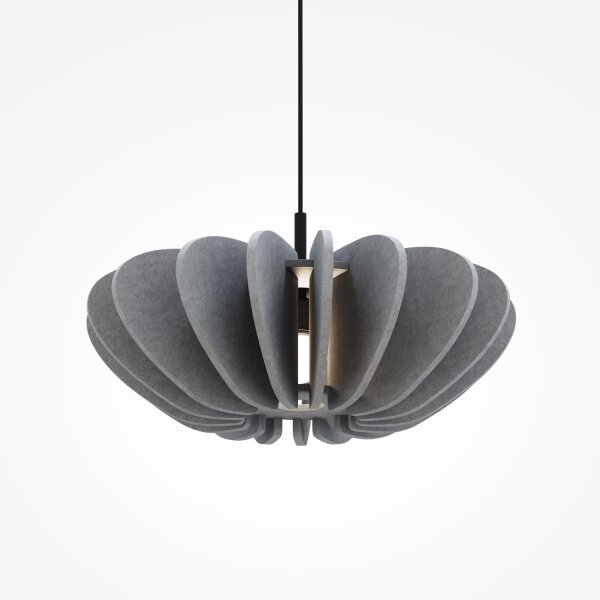 Hängelampe Filz Grau Ø58 cm E27 schallabsorbierend