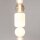 LED Pendelleuchte Glas Metall Gold Ø14,7 cm 35 W 3000 K
