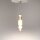 LED Pendelleuchte Glas Metall Gold Ø14,7 cm 35 W 3000 K