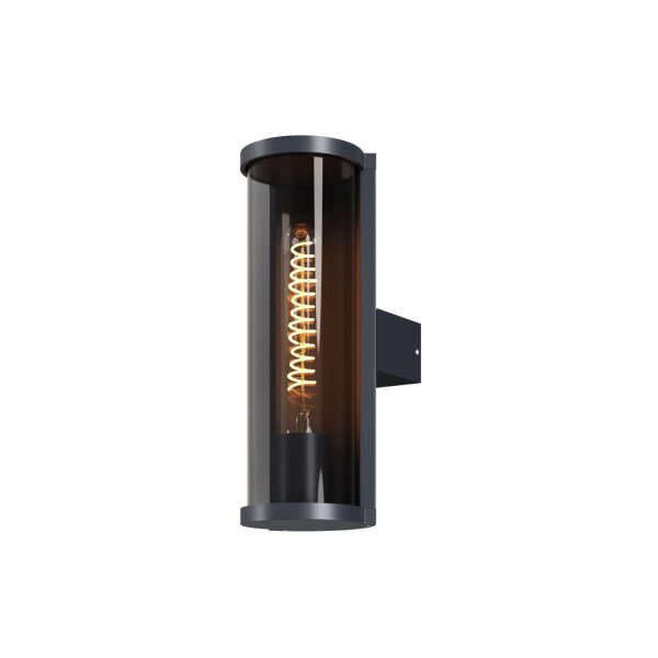 Outdoor Wandlampe Aluminium Graphit IP54 E27 B:10 cm