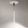 Lange LED Hängelampe Glas Metall Schwarz 98 cm 3000 K