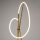 LED Stehlampe Tripod dimmbar Messing 162 cm 36 W 3000 K