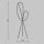 LED Stehlampe Tripod dimmbar Messing 162 cm 36 W 3000 K