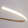 LED Hängelampe in Messing dimmbar L:60 cm 2600-3500 K