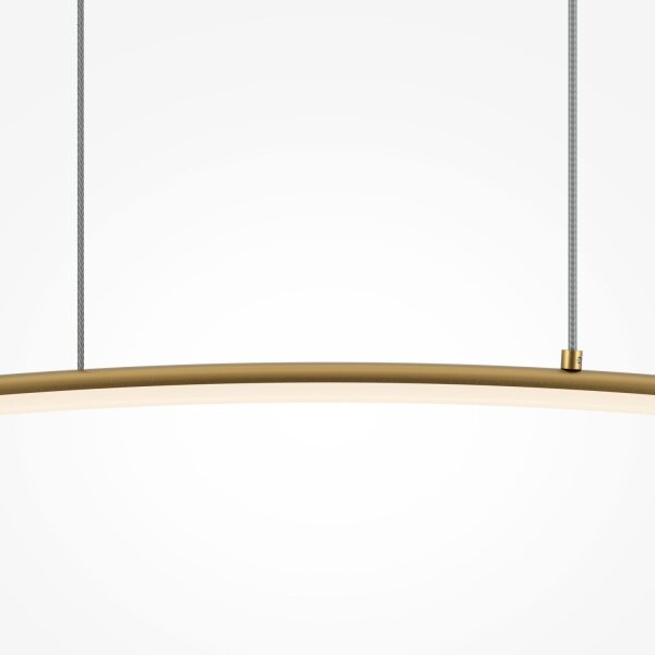 LED Pendelleuchte dimmbar in Messing 98 cm 2600-3500 K