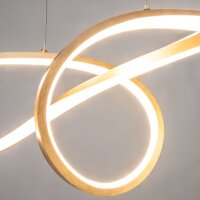 LED Pendelleuchte dimmbar Gold Modern L:92 cm 4000 K