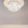 Deckenlampe Glas Metall in Chrom Ø45 cm E14 6-flammig