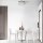 Deckenlampe Glas Metall in Chrom Ø45 cm E14 6-flammig