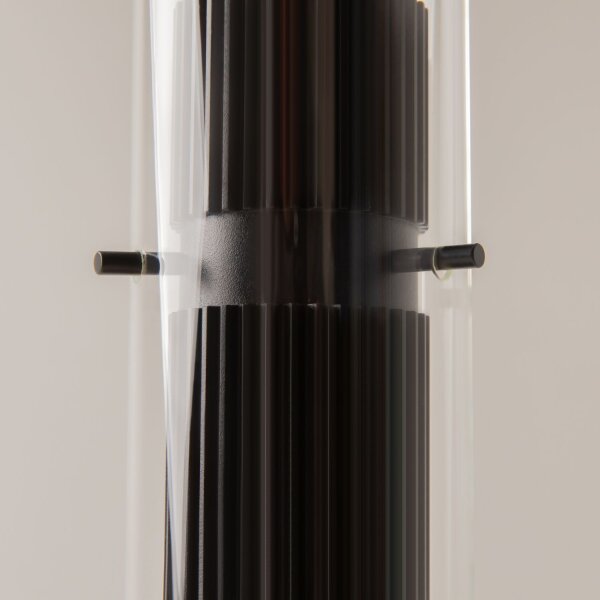 Moderne Pendelleuchte Glas Aluminium Ø8 cm rund GU10