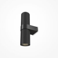 Wandleuchte Up Down Aluminium Schwarz Ø8 cm GU10...