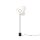 LED Stehlampe dimmbar 157,8 cm 3000 K flexibel in Weiß
