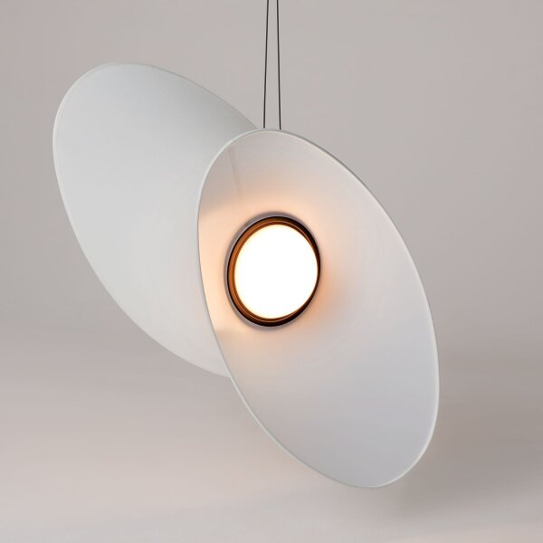 LED Hängelampe Weiß verstellbar L:52 cm 3000 K 500 lm