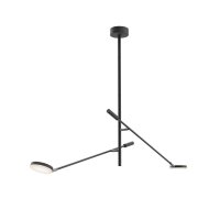 Verstellbare LED Deckenlampe Schwarz L:112,5 cm 3000 K