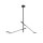 Verstellbare LED Deckenlampe Schwarz L:112,5 cm 3000 K