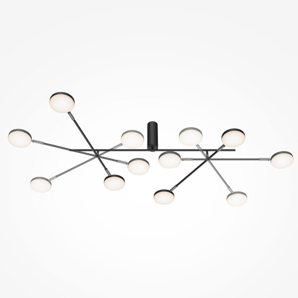 Flexible LED Deckenlampe Schwarz L:115,1 cm 26 W 3000 K