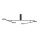 Flexible LED Deckenlampe Schwarz L:115,1 cm 26 W 3000 K