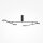 Flexible LED Deckenlampe Schwarz L:115,1 cm 26 W 3000 K