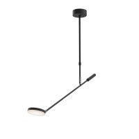 Verstellbare LED Deckenlampe Schwarz L:88,4 cm 3000 K