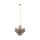 Pendelleuchte Glas Metall Gold Ø48,8 cm E14 Kristall