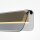 LED Wandleuchte Glas Grau Messing B:43 cm 10 W 3000 K
