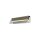 LED Wandleuchte Glasschirm Grau Messing B:30 cm 3000 K