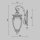 Wandlampe Glas Aluminium Bronze Antik IP44 E27 H:48 cm