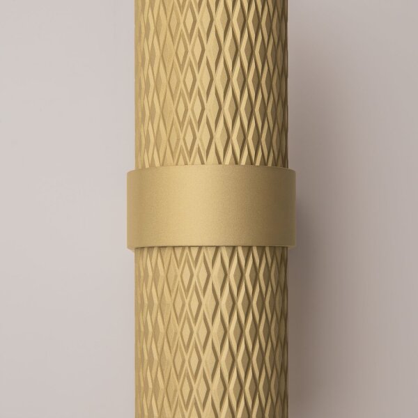 Up Down Wandleuchte in Gold H:21,7 cm GU10 2-flammig