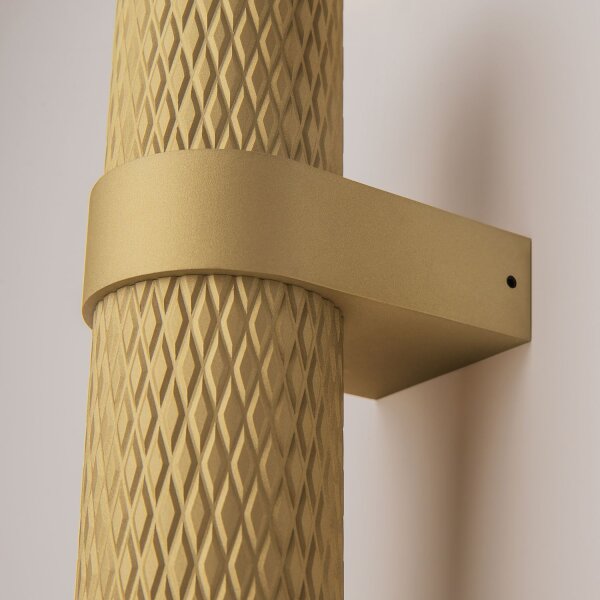 Up Down Wandleuchte in Gold H:21,7 cm GU10 2-flammig